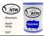 Preview: Mitsubishi, Aspen White, SW7: 500ml Lackdose, von ATW Autoteile West.